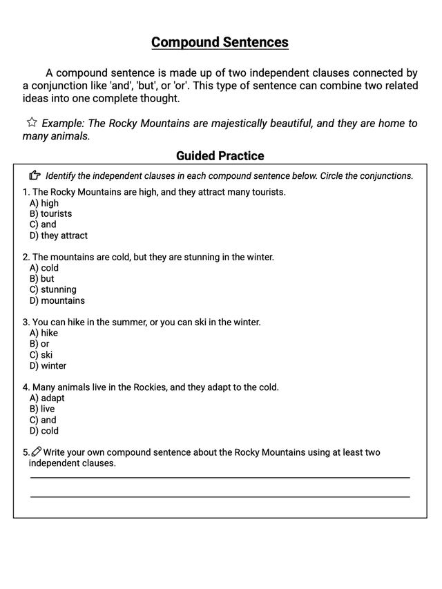 Grammar 2 Worksheet Sample